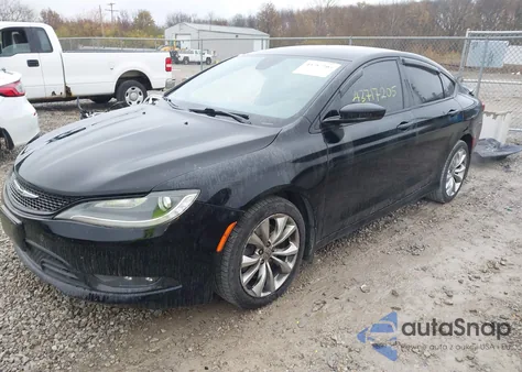 2015 Chrysler 200 S from USA, damaged, VIN 1C3CCCDG0FN639329